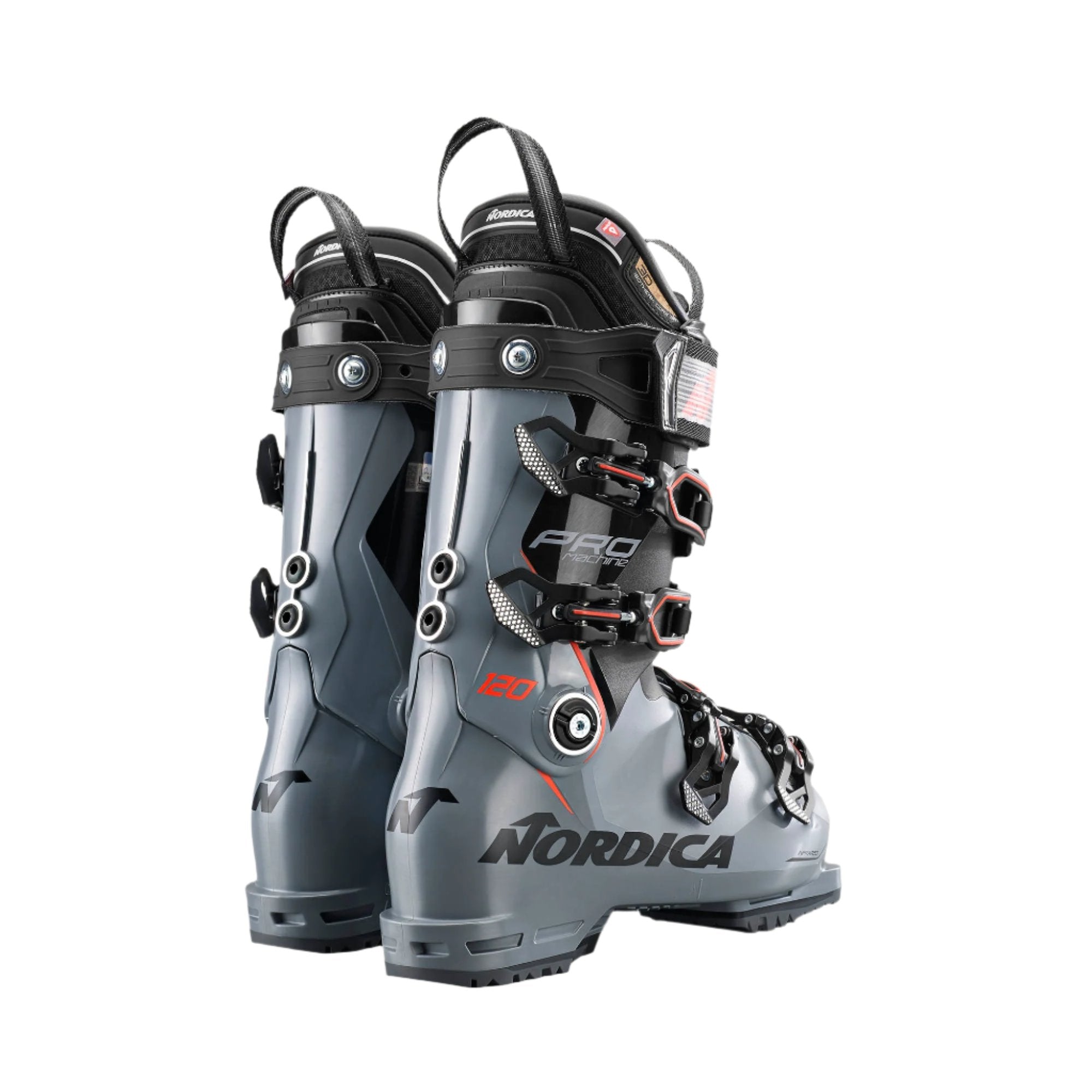 The spine of the Promachine 120 has 2 screws that help to lock the upper and lower into place