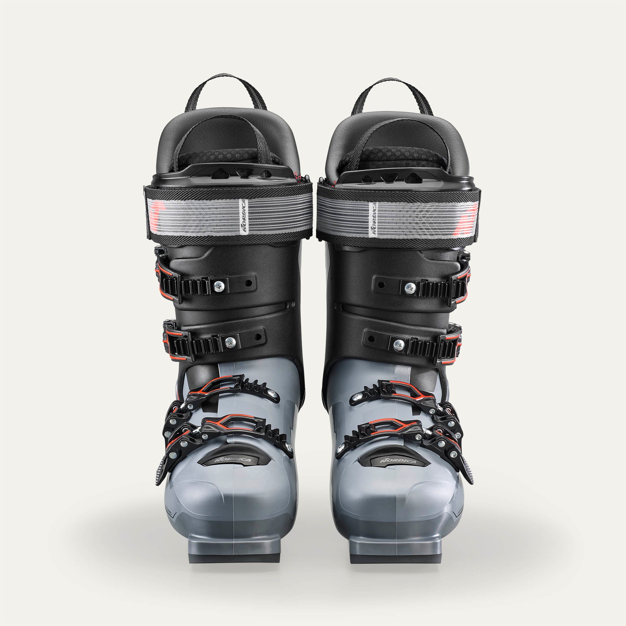 When looking straight forward at the lower of the Nordica Promachine the shape of the last looks great
