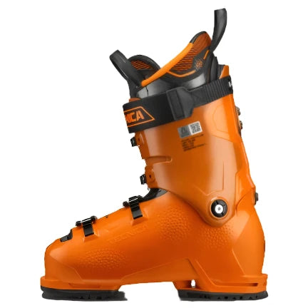 The medial side of the Mach1 130 is all orange and has a cuff alignment device