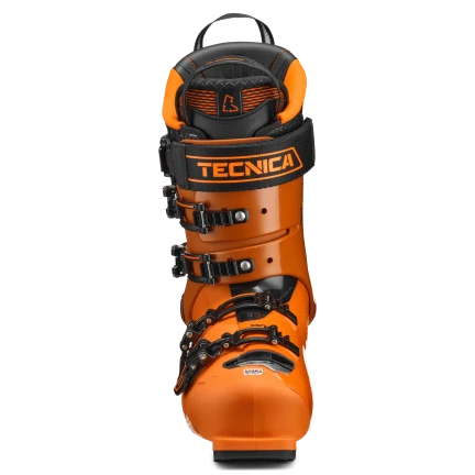 The powerstrap on the Mach1 130 has Tecnica written on it in the same color as the shell