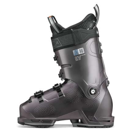 The Women's mach 1 has dimples on the medial side of each ski boot to aid with boot