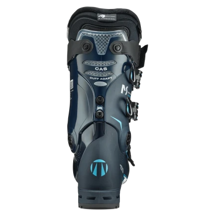 The cuff of this Women's Tecnica boot is adjustable and can be made wider if necesary