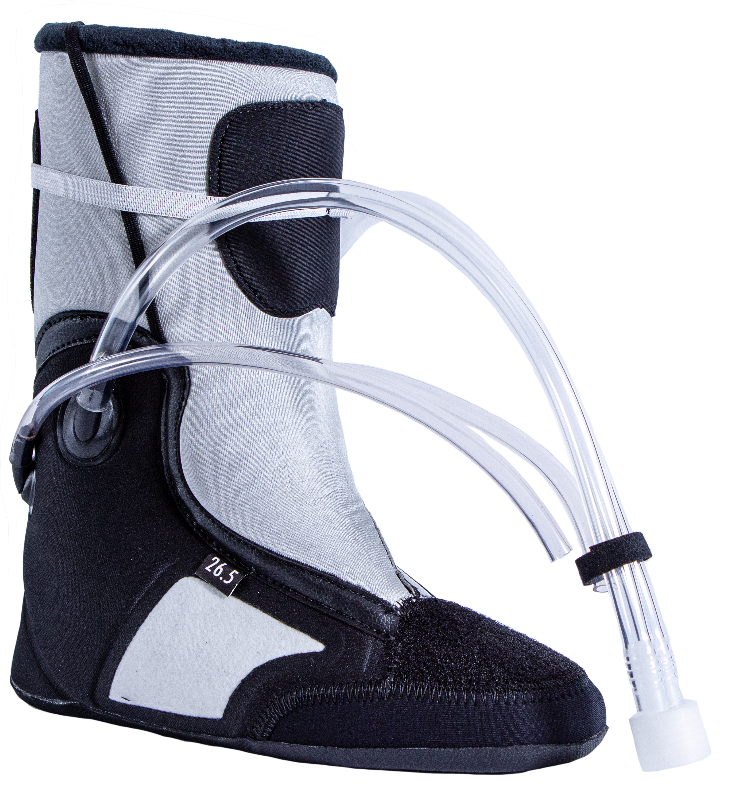 Heated ski top boot liner
