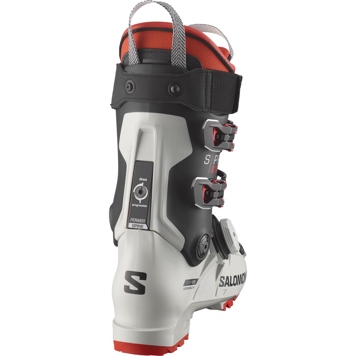 The back of the S/Pro BOA 120 has a Power Spine feature that enables a flex adjustment