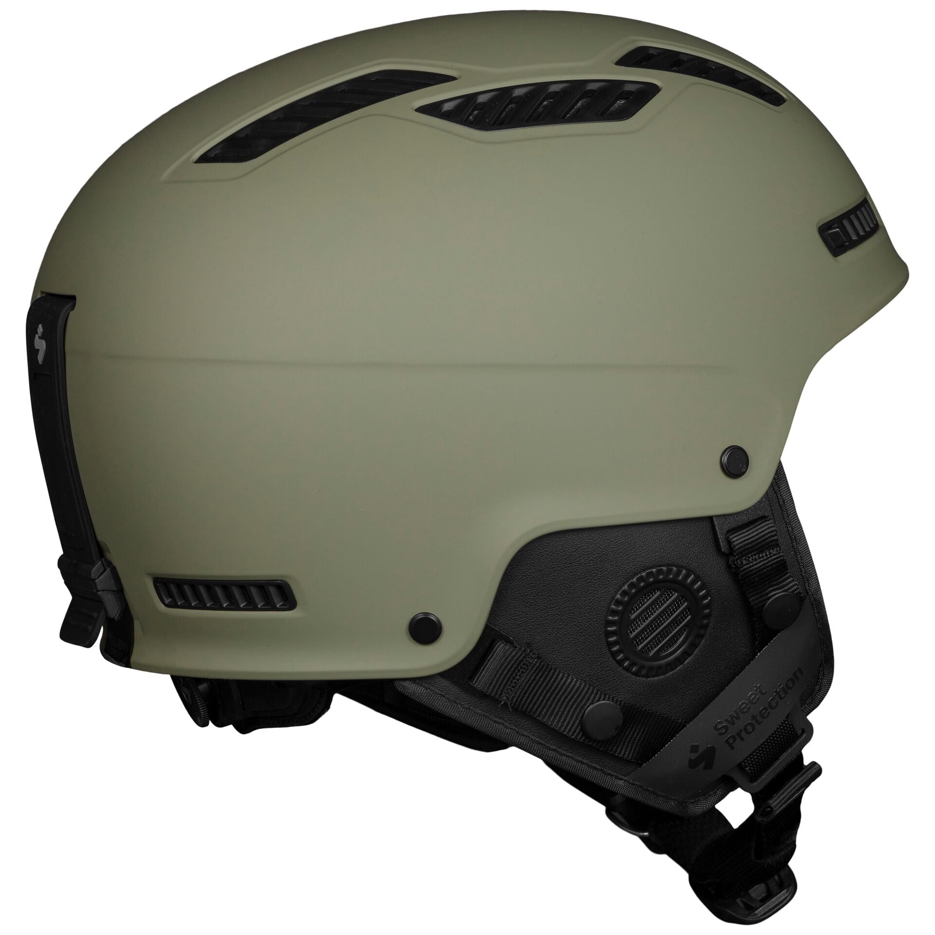 The side view of the Ignitor ski helmet shows the ventilation