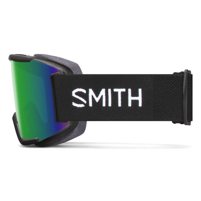 This side angle of the Smith MAG shows the parts that click together to hold the lens