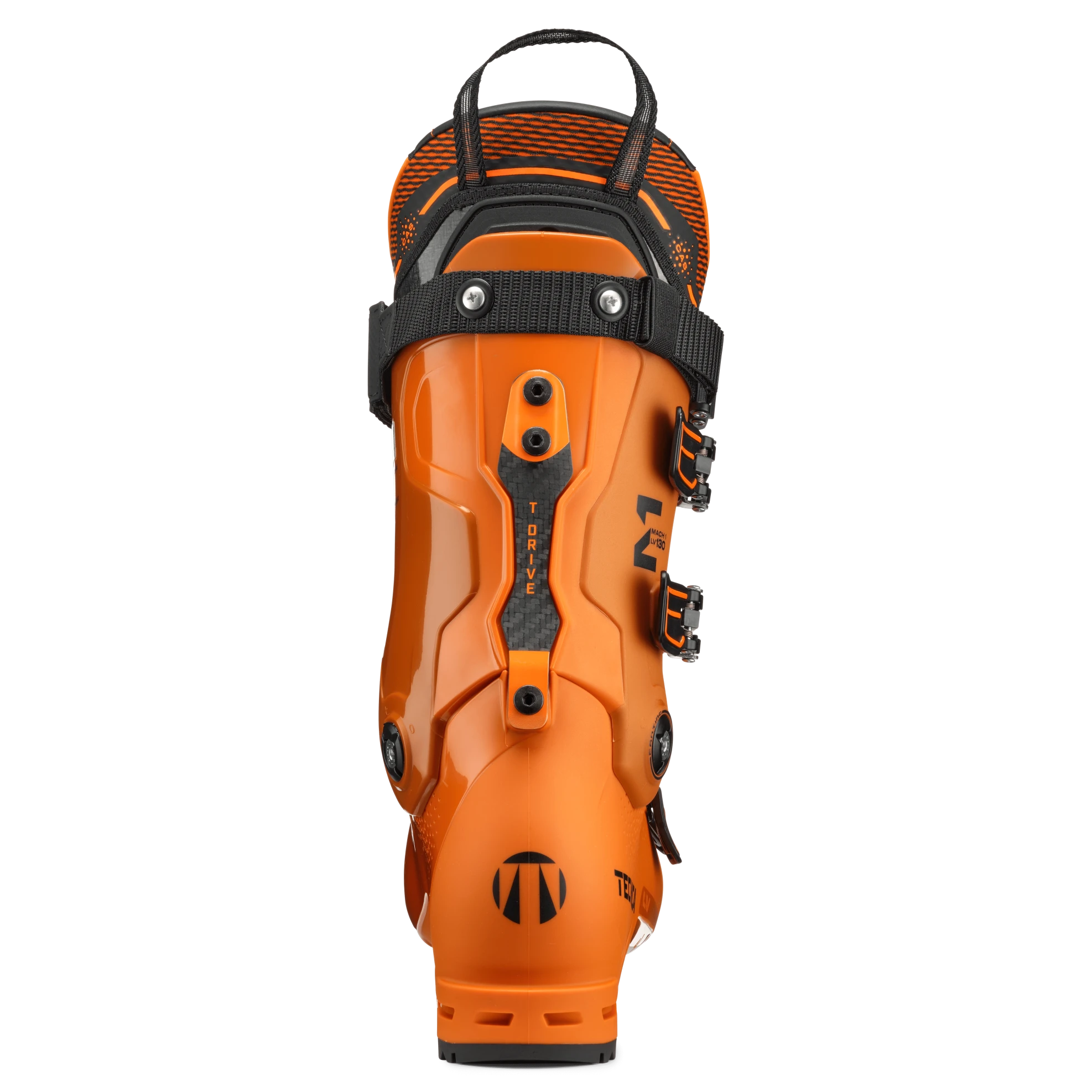The Mach1 130 has a carbon fiber T Drive plate to improve energy transfer