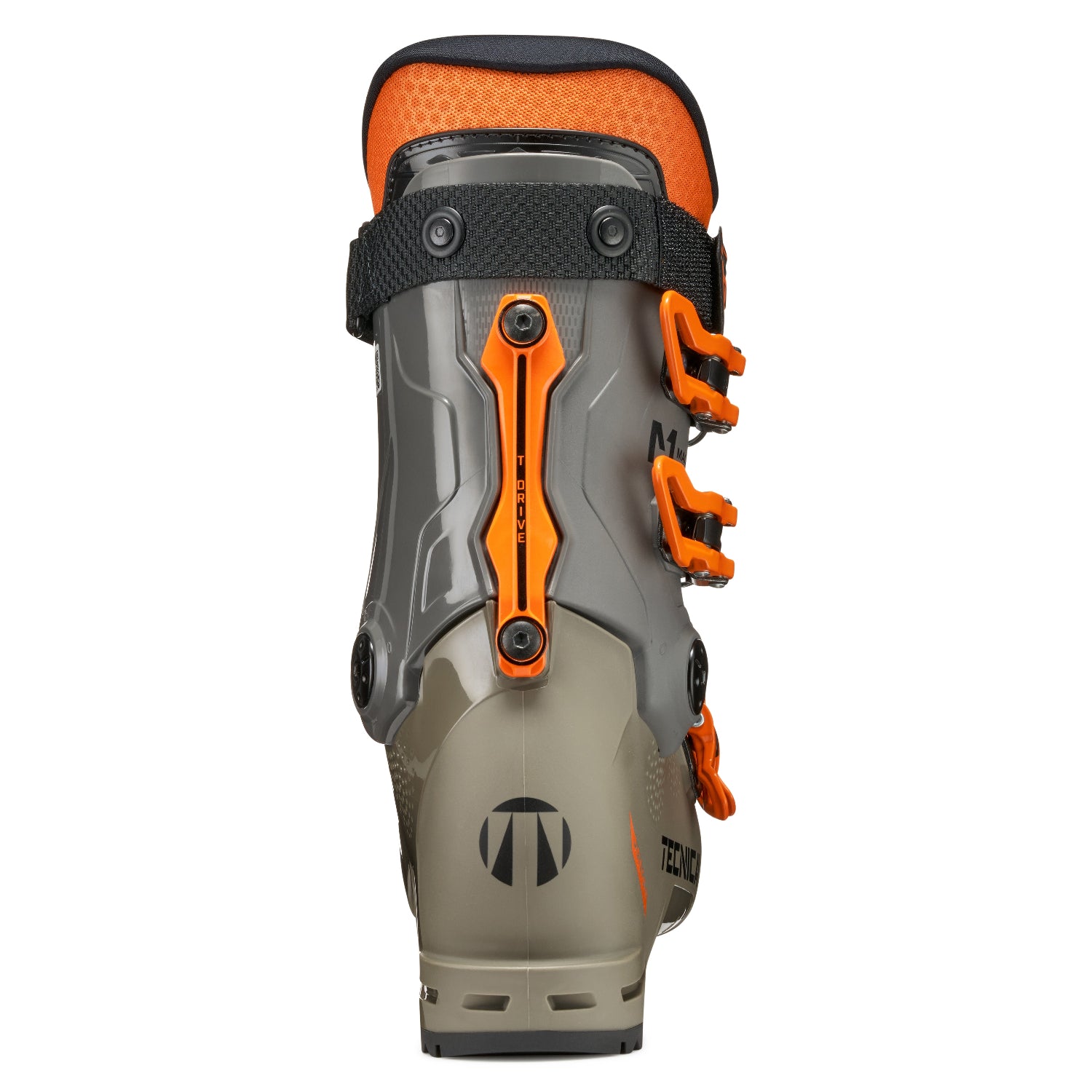 The back of this kid's Tecnica ski boot has the T Drive for added stability.