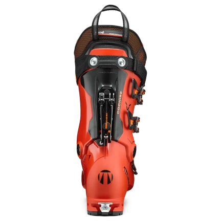 The back of the Cochise 130 has the device that allows this ski boot to become more versatile and walk better