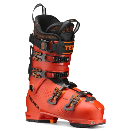 The toe piece of this Cochise 130 has a metal tech inserts that allow the boot to be used in touring specific bindings