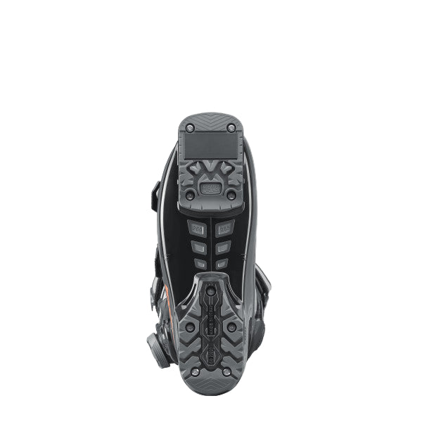 the sole of the boot is all black, and gripwalk.